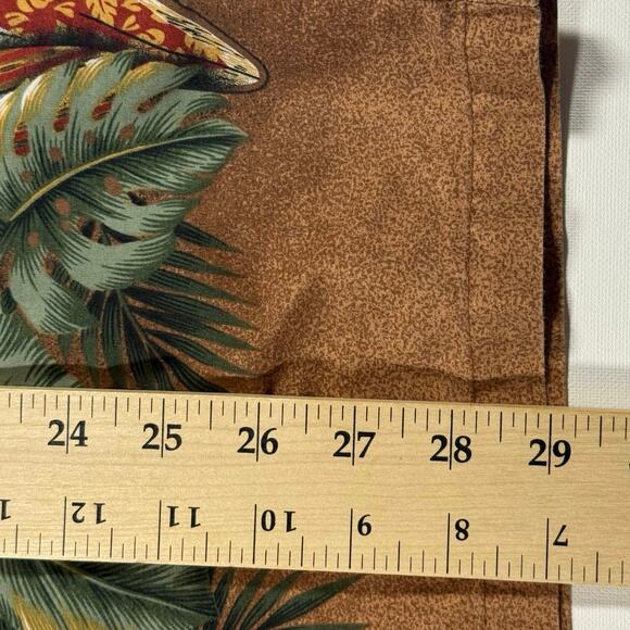 Ky’s Hawaiian Men’s L Aloha Shirt Surfboard Motorcycle Print Retro Cotton - Picture 8 of 8